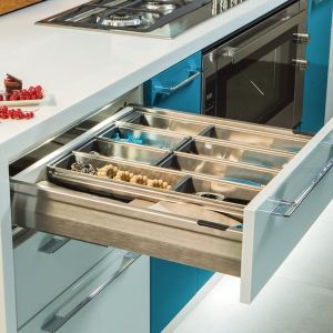 Hafele Solid Çekmece Bölmesi P.Çelik Mat 291mm