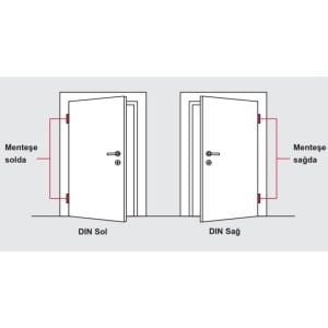 Hafele Yaprak menteşe pirinç parlak Sağ 100x88x3mm