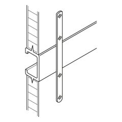 Hafele Montaj Plakası Galvaniz 230X20Mm