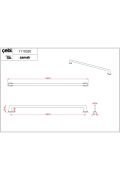 Çebi Kulp A1110 Antik Sarı 320 MM