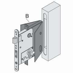 Hafele Koruma Levh. 65X72Mm Kilit İçin 2Mm
