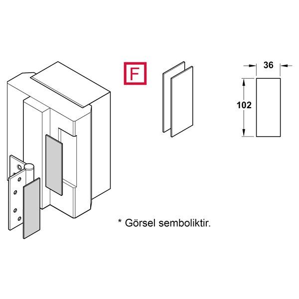 Hafele Koruma Levh.Cdh60 İçin,1Mm