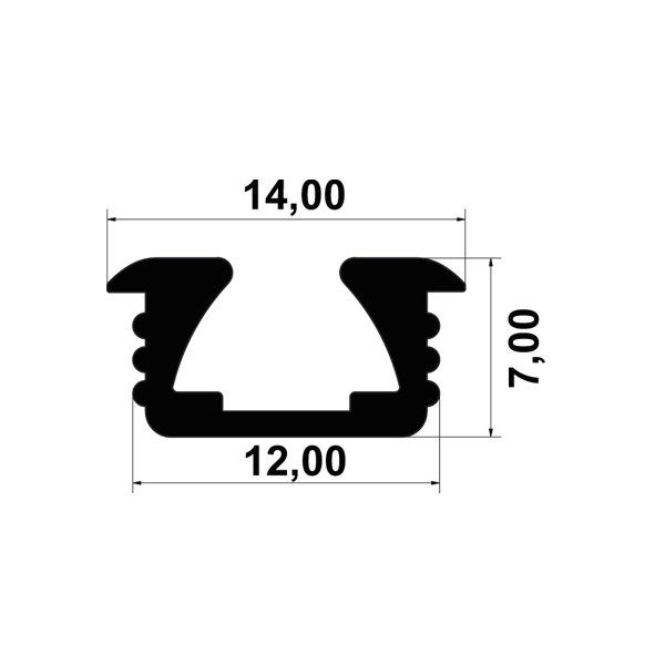 Hafele Multisoft/Enter 60 Ray Göm. Tekli Alü. Ham 2.7m