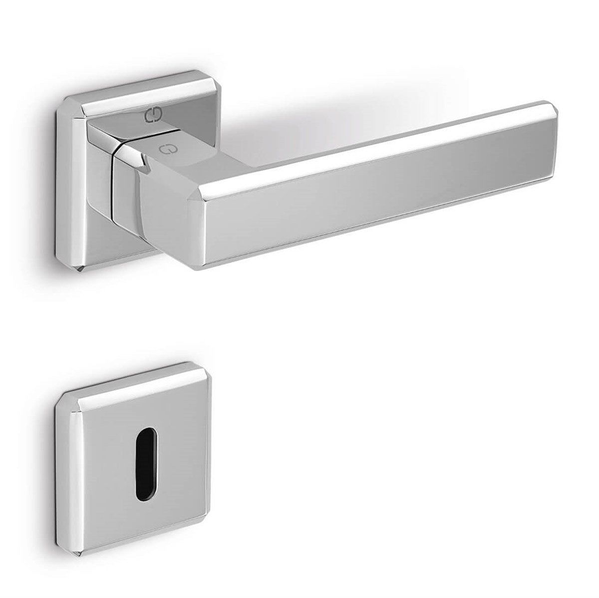 Çebi A5106 CARLI Kapı Kolu ODA - WC - YALE Krom