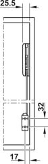 Hafele Free Fold Makas Gövdesi Sağ 71-79cm/8,7-17,2kg