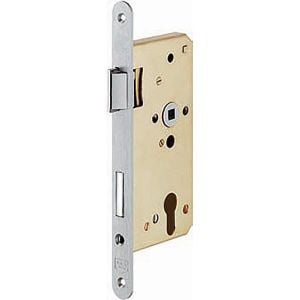 Hafele Gömme Kilit Barelli Tip (PC) 55/20mm Sağ Yönlü Paslanmaz Çelik Renk