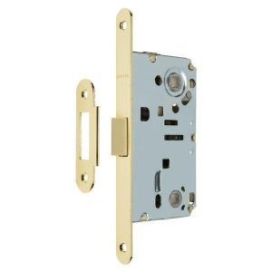 Hafele Dilden Kilit Banyo Tipi (WC) 50/18mm Parlak Pirinç Renk