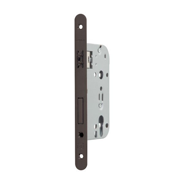 Hafele Wc Çarpma Kilit (Makaralı Kilit) 50/20mm, Mat Siyah Renk