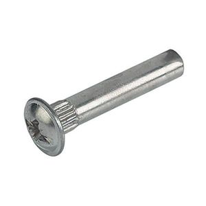 Hafele Dişli Kovan M4 5x35mm (100 Adet), Nikel Kaplama