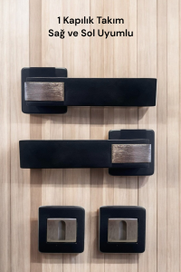 Sofuoğlu Asude Kapı Kolu Siyah Saten