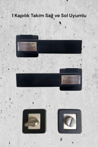 Sofuoğlu Asude Kapı Kolu Siyah Saten