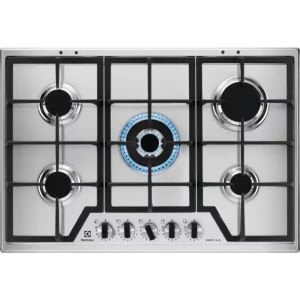 Electrolux KGS75362XX 75cm 5Gözü Gazlı Çelik Ankastre Ocak