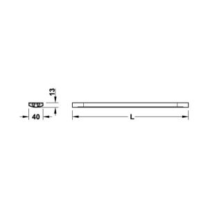 Hafele LED3019 Aydınlatma 24V/19 0W 812mm Soğuk Beyaz Renk