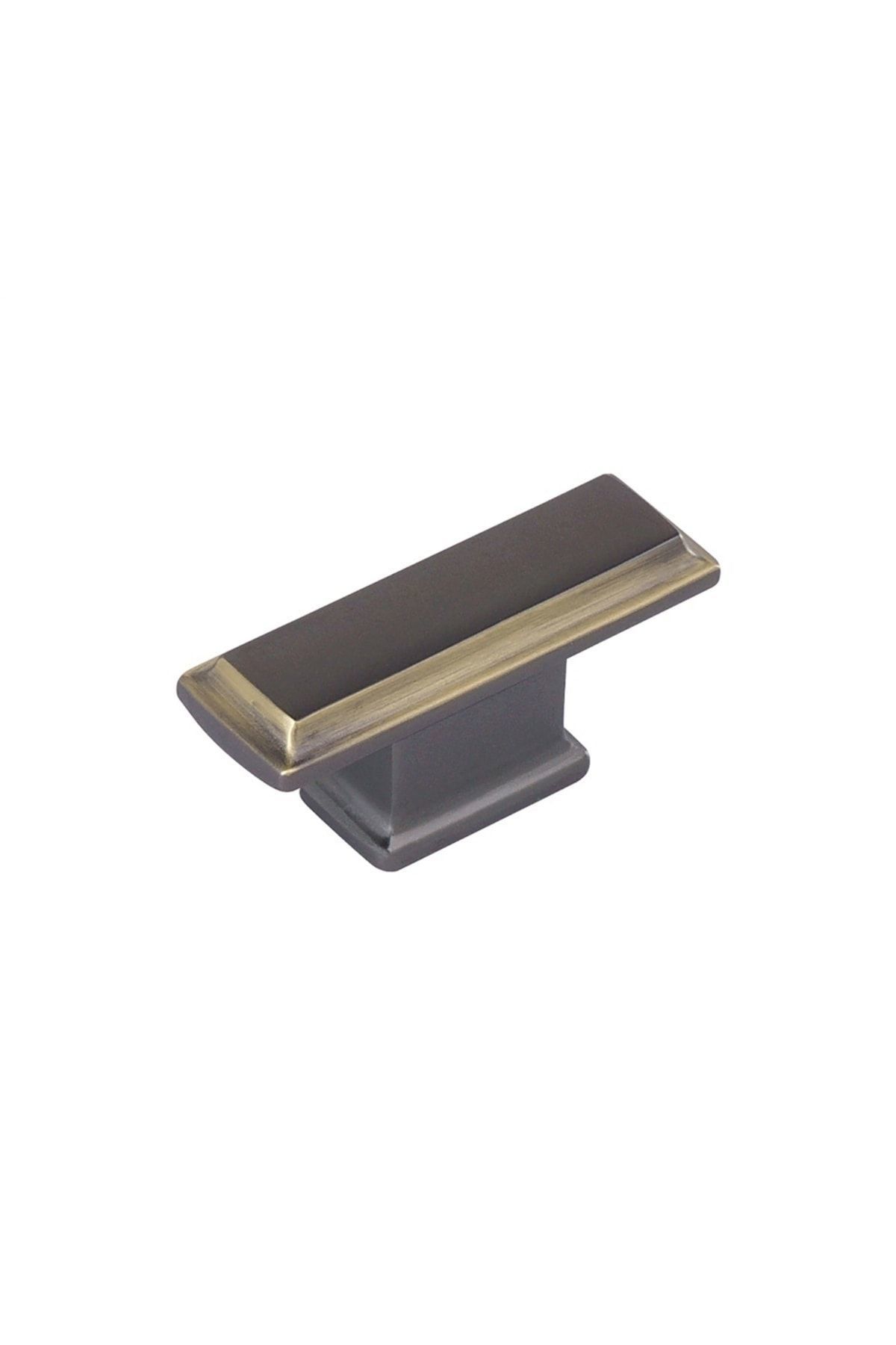 Çebi Kulp A1104 Antik Antrasit Düğme Kulp