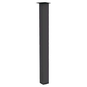 Hafele Masa Ayağı Pandor 60x710mm Mat Siyah Renk