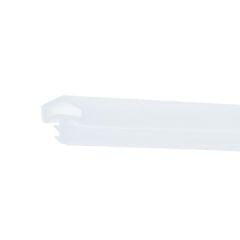 Hafele F03 Ortadan Basan Çatı Tipi Kapı Fitili 12mm, Şeffaf Renk