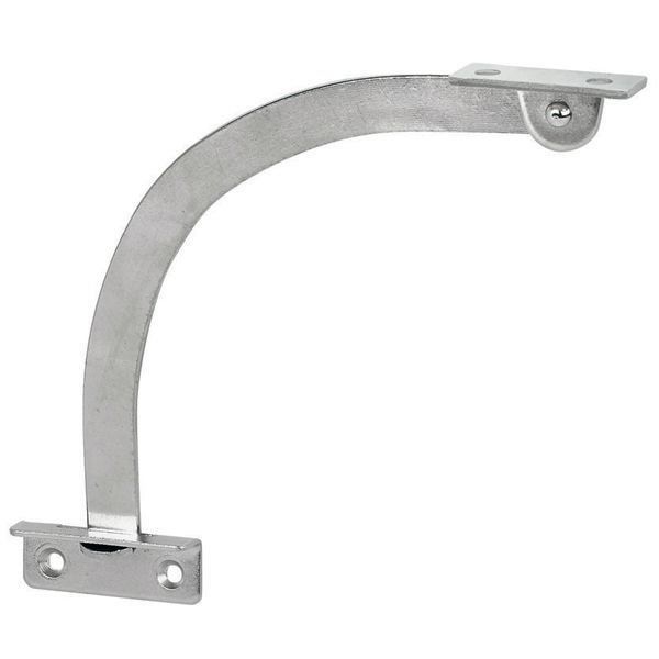 Hafele Çelik Sol Yön Sınırlayıcı 15cm, Nikel Renk