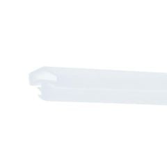 Hafele F03 Ortadan Basan Çatı Tipi Kapı Fitili 10mm, Şeffaf Renk