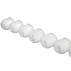 Hafele Plastik Açılan Şerit Dübel M6x8mm (36 adet), Beyaz