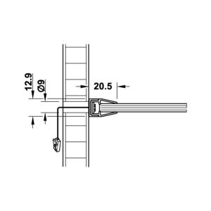 Hafele LED2021 12V/3,2W 862mm Soğuk Beyaz