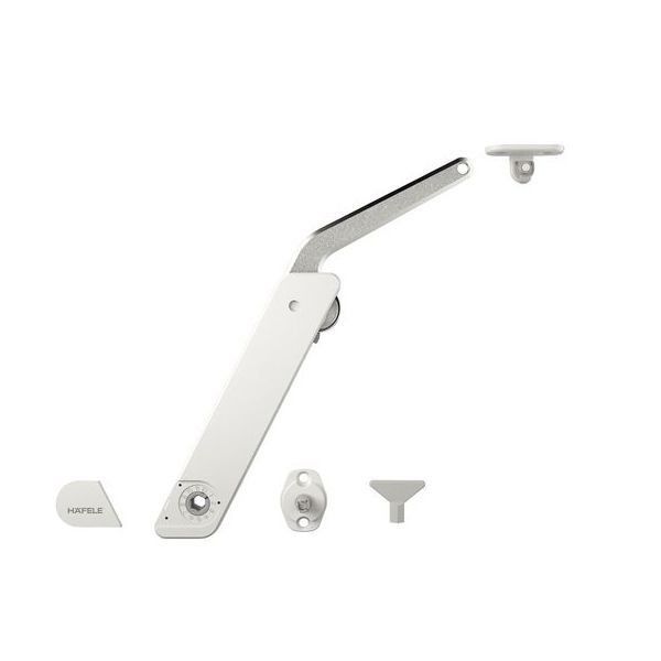 Hafele Free Flap H 1.5 Sol Yön Makas Seti A, Beyaz Renk