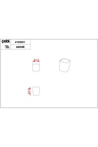 Çebi Kulp A1105 İnox  16-32CM ve Düğme Kulp Düğme