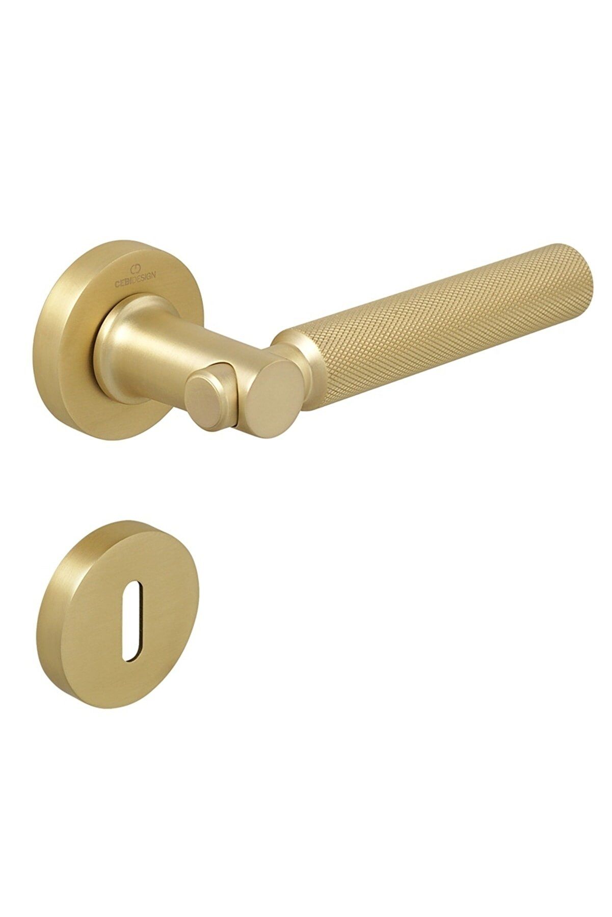 Çebi Kapı Kolu  A5185 Mp35 Troy Noktalı Mat Altın Kapı Kolu