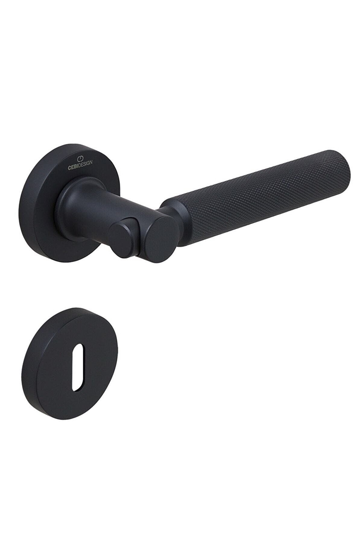 Çebi Kapı Kolu  A5185 Mp24 Troy Noktalı Siyah Kapı Kolu