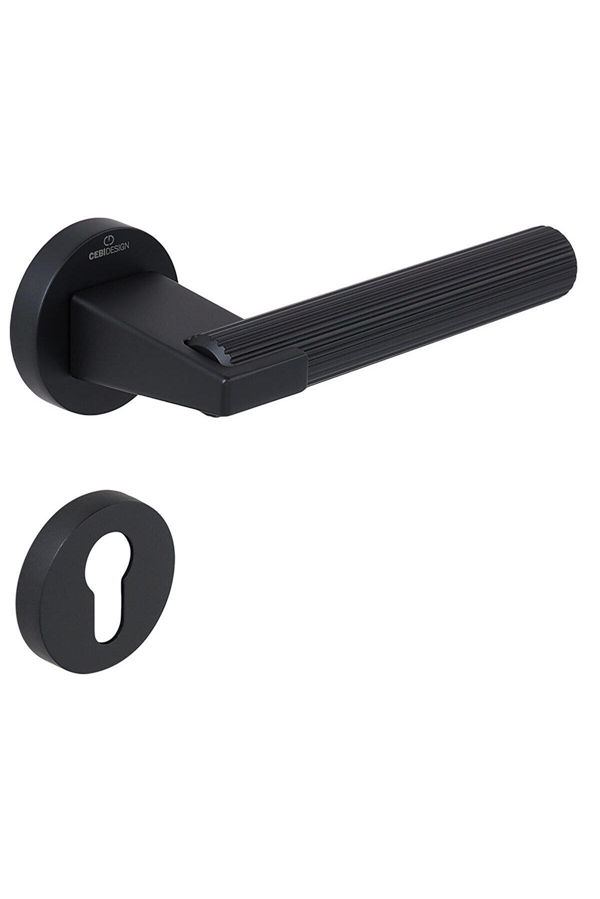 Çebi Kapı Kolu A5184-30 Mp24 Dora Çizgili Siyah Kapı Kolu