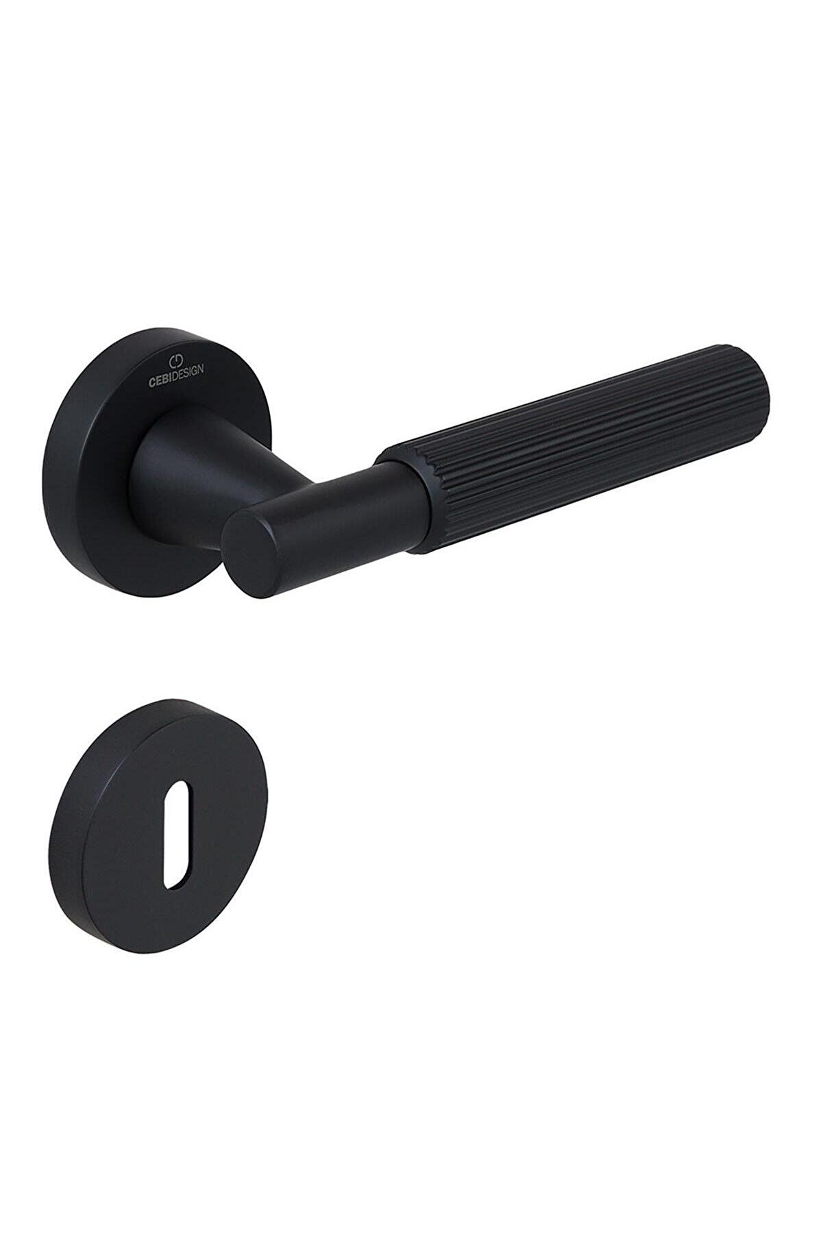 Çebi Kapı Kolu A5183-30 Mp24 Soho Çizgili Siyah Kapı Kolu