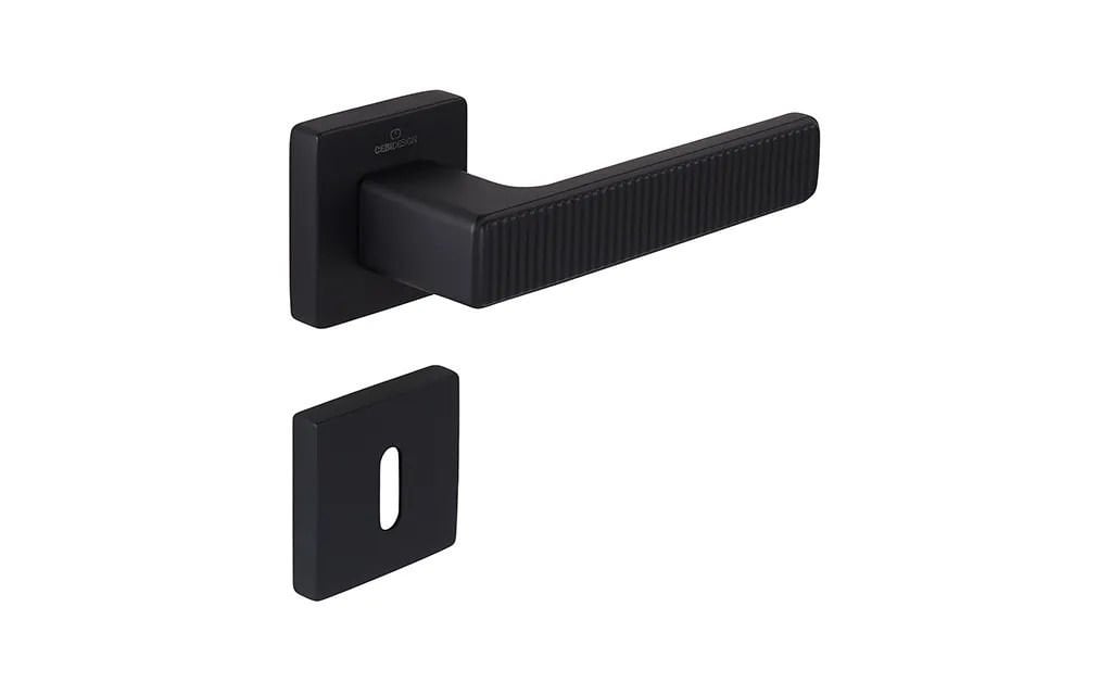 Çebi C5219 Kapı Kolu Kare Siyah