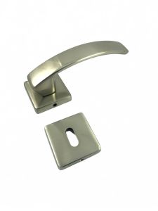 Kapı Kolu Minimal Rozetli Kapı Kolu Saten Kapı Kolu