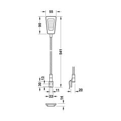 Hafele Led 1092 Okuma Lambası 12V Beyaz