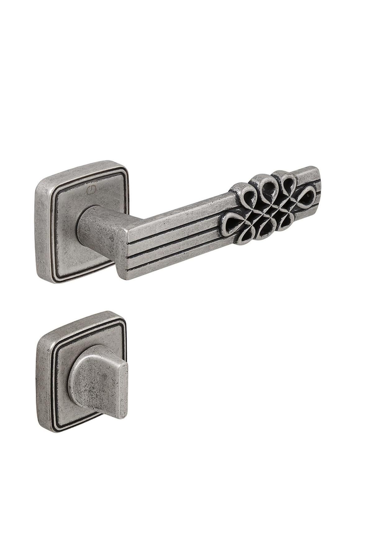Çebi A576020 Mp14 Mıla Antik Gümüş Kapı Kolu Klasik WC