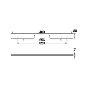 Hafele Mobilya Kulpu Mia2 400mm Paslanmaz Çelik