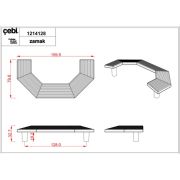 Çebi Kulp A1214 MP30 Antik Sarı 128MM (12,8CM) Kulp