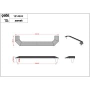 Çebi Kulp A1214 MP30 Antik Srı 224MM (22,4CM) Kulp