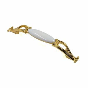 Giusti Kulp Seramik Metal Altın-Beyaz 128MM Dolap Kulpu GI.M91.00.00.128.GLG