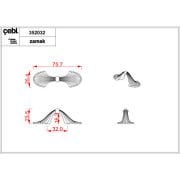 Çebi kulp A352 MP24 Siyah 32MM-96MM-128MM Kulp