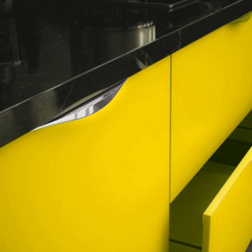 Hafele Profil Kulp Cone 160mm Mat Siyah
