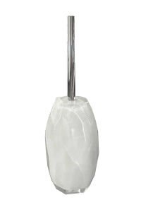 Primanova Joseph 4 Parça Banyo Seti Beyaz (Klozet Fırçası, Sıvı Sabunluk, Katı Sabunluk, Diş Fırçalık)