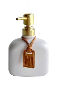 Primanova Mirana 4'Lü Banyo Seti (Klozet Fırça, Sıvı Sabunluk, Katı Sabunluk, Diş Fırçalık)
