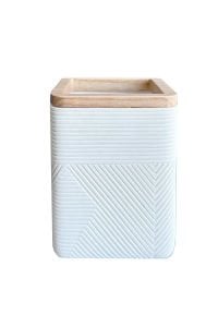 Primanova Madera 4'Lü Banyo Seti (Klozet Fırçası, Sıvı Sabunluk, Katı Sabunluk, Diş Fırçalık)