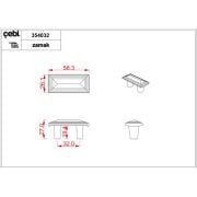 Çebi Kulp A354 MP24 Siyah 32MM-96MM-160MM Kulp