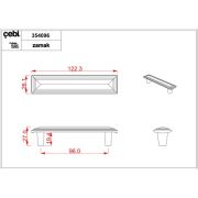 Çebi Kulp A354 MP27 Antrasit 32MM-96MM-160MM Kulp 32MM