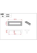 Çebi Kulp A356 MP10 Eskitme Sarı 32MM-96MM Kulp 96 MM