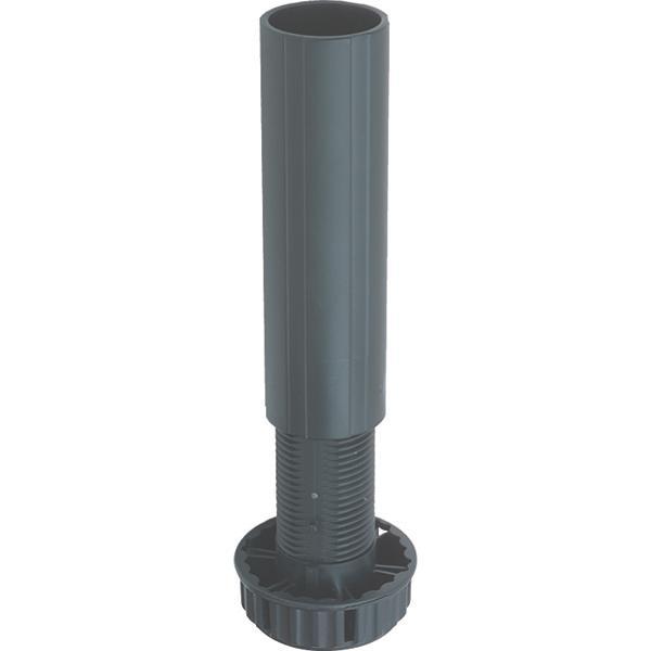 HAFELE PFT04 BAZA AYAĞI DÜBELLİ, SİYAH 150MM