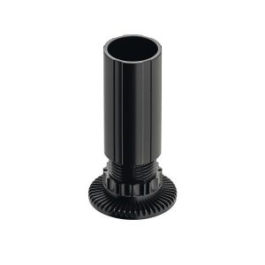Hafele AXILO 48 Baza ayağı siyah vidalı 150mm