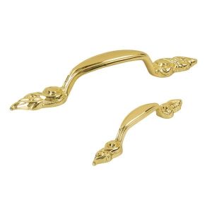 Hafele Mobilya Kulpu Glorya 64mm Parlak Pirinç