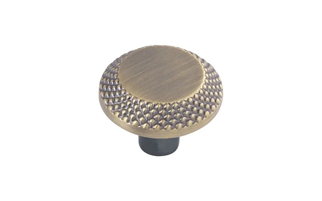 Çebi Kulp A4102 MP30 Antik Sarı Düğme Küçük Boy (Çap 3 CM)